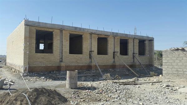 پیشرفت فیزیکی مدرسه محمد درودیان واقع در روستای قاسم آباد دشتیاری ،بلوچستان