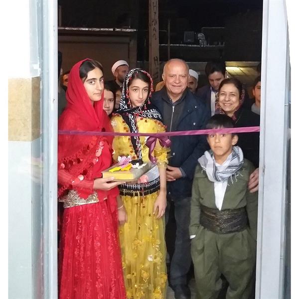 کتابخانه حامى رشد ۱۳ در روستای خانقاه، مهاباد، آذر بایجان غربی افتتاح شد.