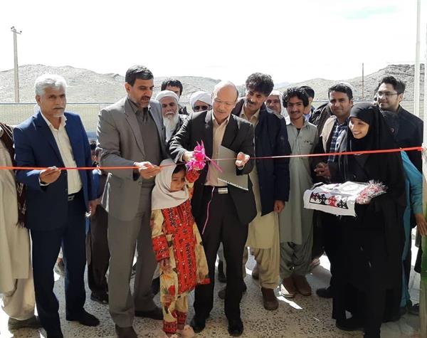 افتتاح مدرسه ٦ کلاسه حامى حسین امیدوار در سیستان و بلوچستان
