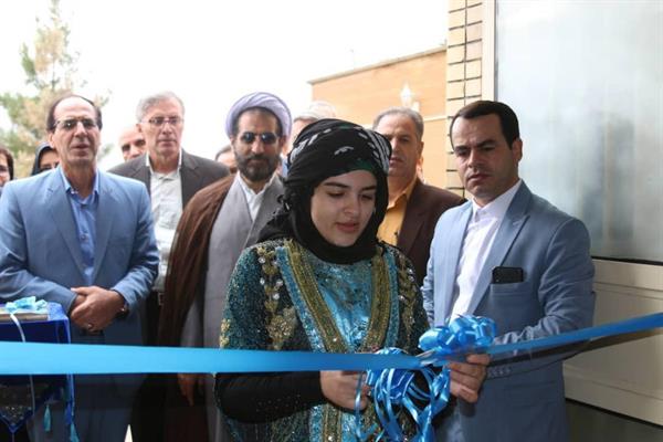افتتاح سالن ورزشی دخترانه حامی به یاد بود ناصر حجازی در شهر ایوان