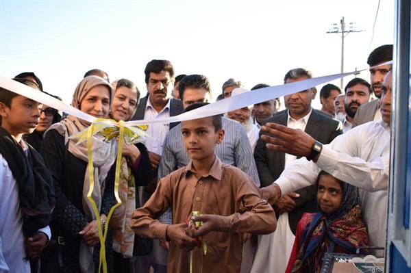 افتتاح کتابخانه حامی روستای قادر آباد شهرستان مهرستان