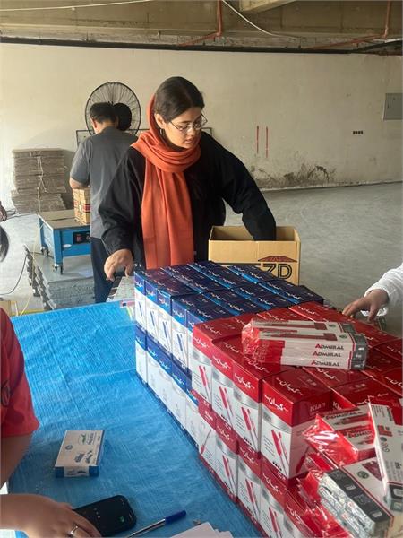 کمپین حمایت تحصیلی ۱۴۰۳ ـ بسته‌بندی نوشت‌افزار 35