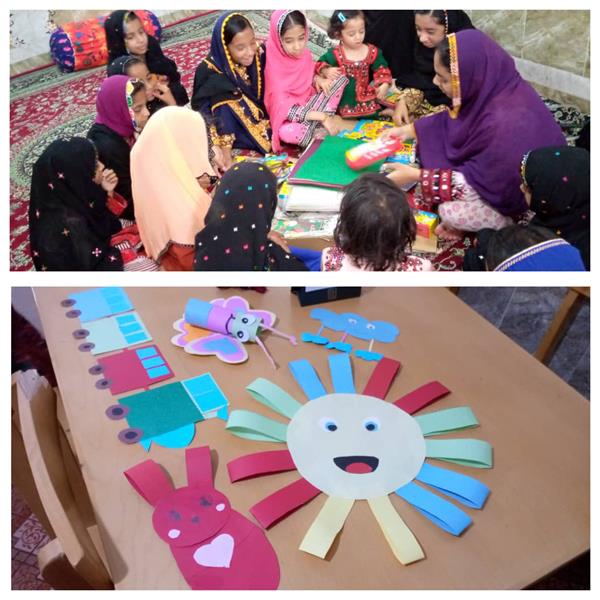 کاردستی‌های کودکان خلاق کتابخانه‌ی حامی ـ دکتر محمدعلی مجتهدی