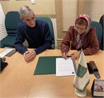 عقد قرارداد ساخت ورزشگاه دخترانه روستای سرآبله چرداول