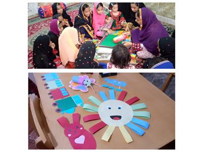 کاردستی‌های کودکان خلاق کتابخانه‌ی حامی ـ دکتر محمدعلی مجتهدی