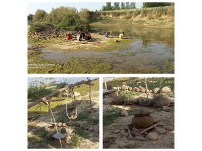 کودکان کتابخانه «حامی اندیشه» به دامان طبیعت رفتند