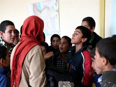 بازدید سالانه کار گروه از مدرسه خورشید حامی