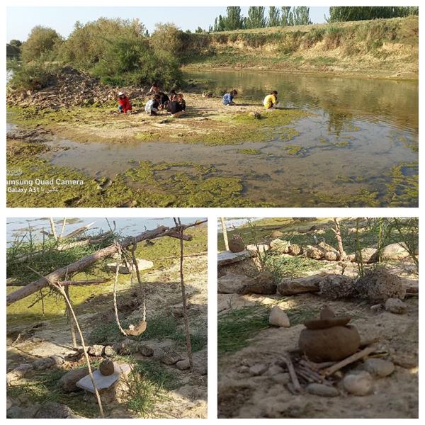 کودکان کتابخانه «حامی اندیشه» به دامان طبیعت رفتند